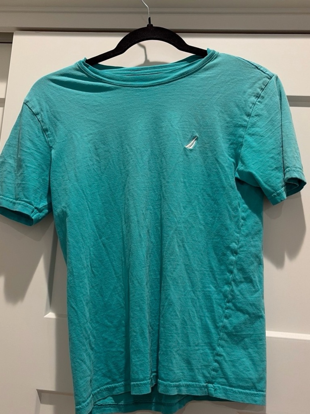 Nautica Teal Short-Sleeve Crewneck Tee